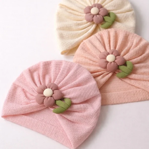 Baby Flower Turban – Soft & Stretchable Headwrap
