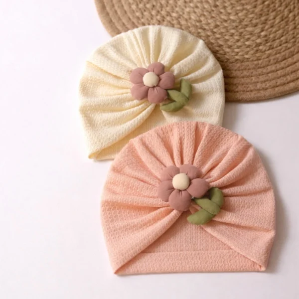 Baby Flower Turban – Soft & Stretchable Headwrap
