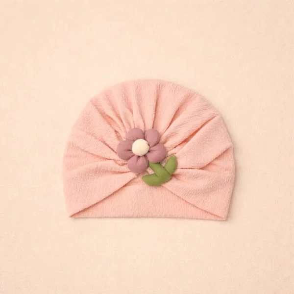 Baby Flower Turban – Soft & Stretchable Headwrap