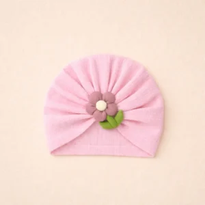 Baby Flower Turban – Soft & Stretchable Headwrap
