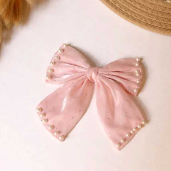 Blush Pearl Hair Accessories – 5 Piece Set