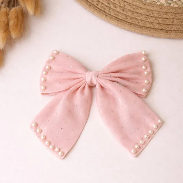 Blush Pearl Hair Accessories – 5 Piece Set